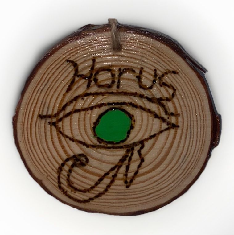 Eye Of Ra Eye Of Horus Double Sided Egyptian Art Ornament Wall Hanging