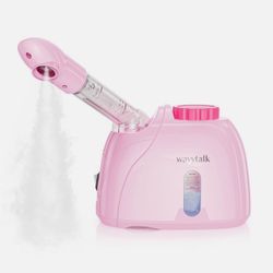 <RESTOCKED>Facial Steamer,Warm Mist Face Steamer with 360° Rotatable Sprayer Nozzle for Deep Cleaning Unclogs Pores,Portable Face Humidifier Skin Care
