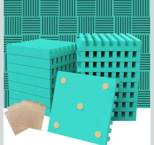 48 Pack Sound Proof Foam Panels $20