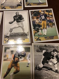 football card (Washington Huskies Greats)
