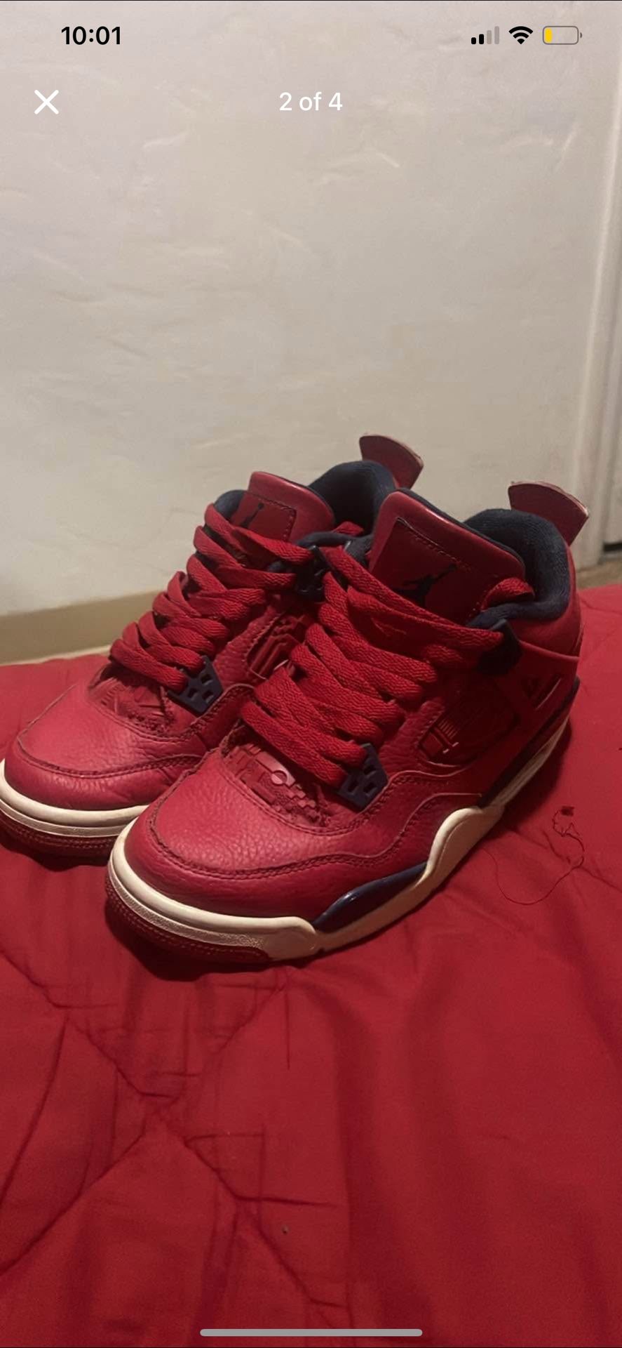 Retro 4s (FIBAs) Sz-5.5y