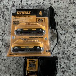 Dewalt Batteries 4 Ah $130