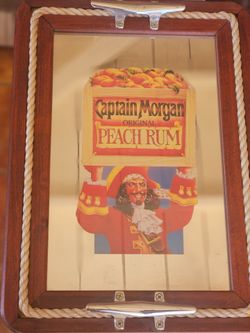 Captain Morgan bar mirror