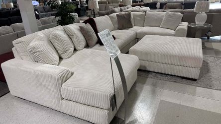 OM• $38 Initial • Brand New Sectional with Chaise