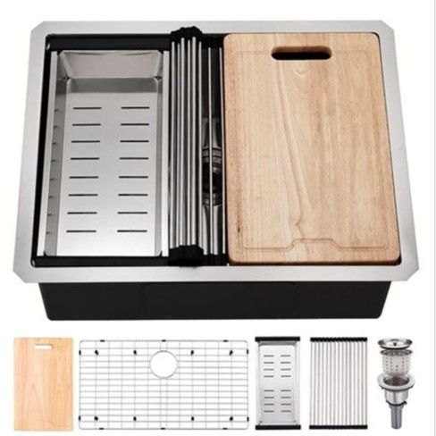 24" STAINLESS STEEL KITCHEN SINK