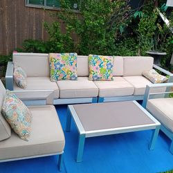 Out Door Aluminum Sectional Seats Many
