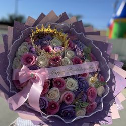 Ramo Buchon Flower Roses Bouquet