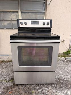 Stove Stainless Steel whirlpool