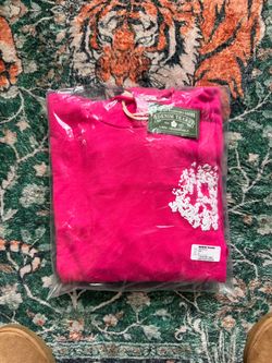 Denim Tears Pink Cotton Wreath Hoodie
