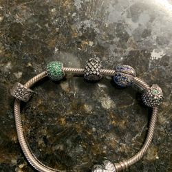 Pandora Bracelet And Charms