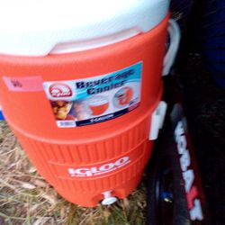 IGLOO Orange Water Cooler