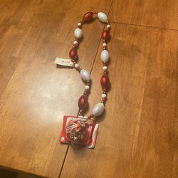 Football Necklace, Kansas City Chiefs Football  