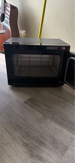 Black towel warmer