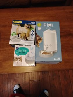 Cat Smart Feeder And Water Fountains