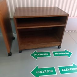 Laminate Wood Finish on Particle Board Office End Mini Table