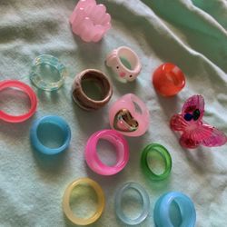 Rings Size 7-8 