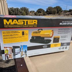 Master Torpedo Heater 80k BTU 