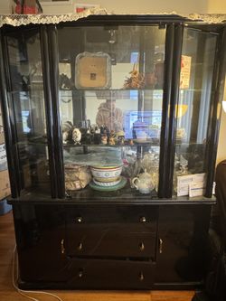 Black China cabinet