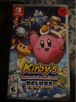 Kirby dream return to land delxue Nintendo switch