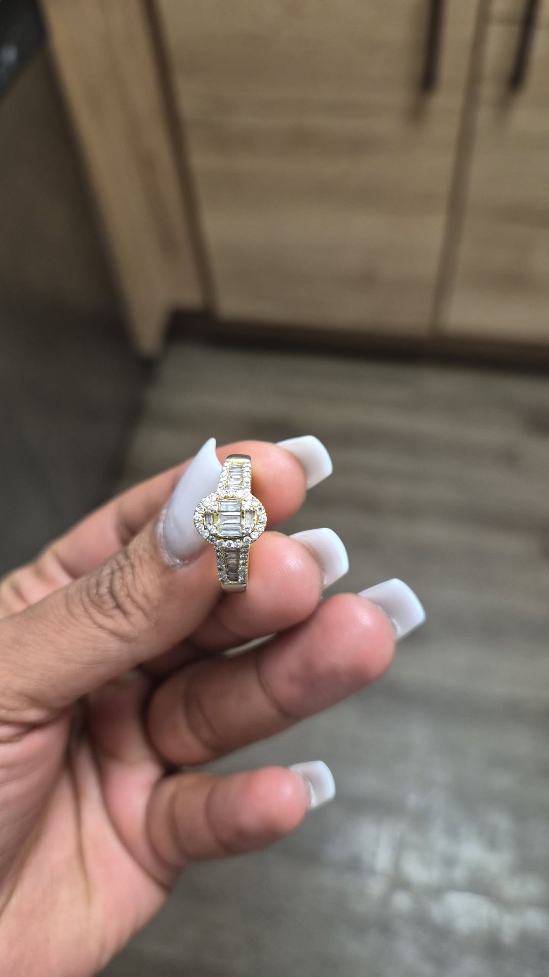 Rose gold ring 14k