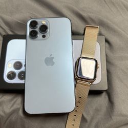 iPhone 13 Pro Max And Apple Watch Serie 5