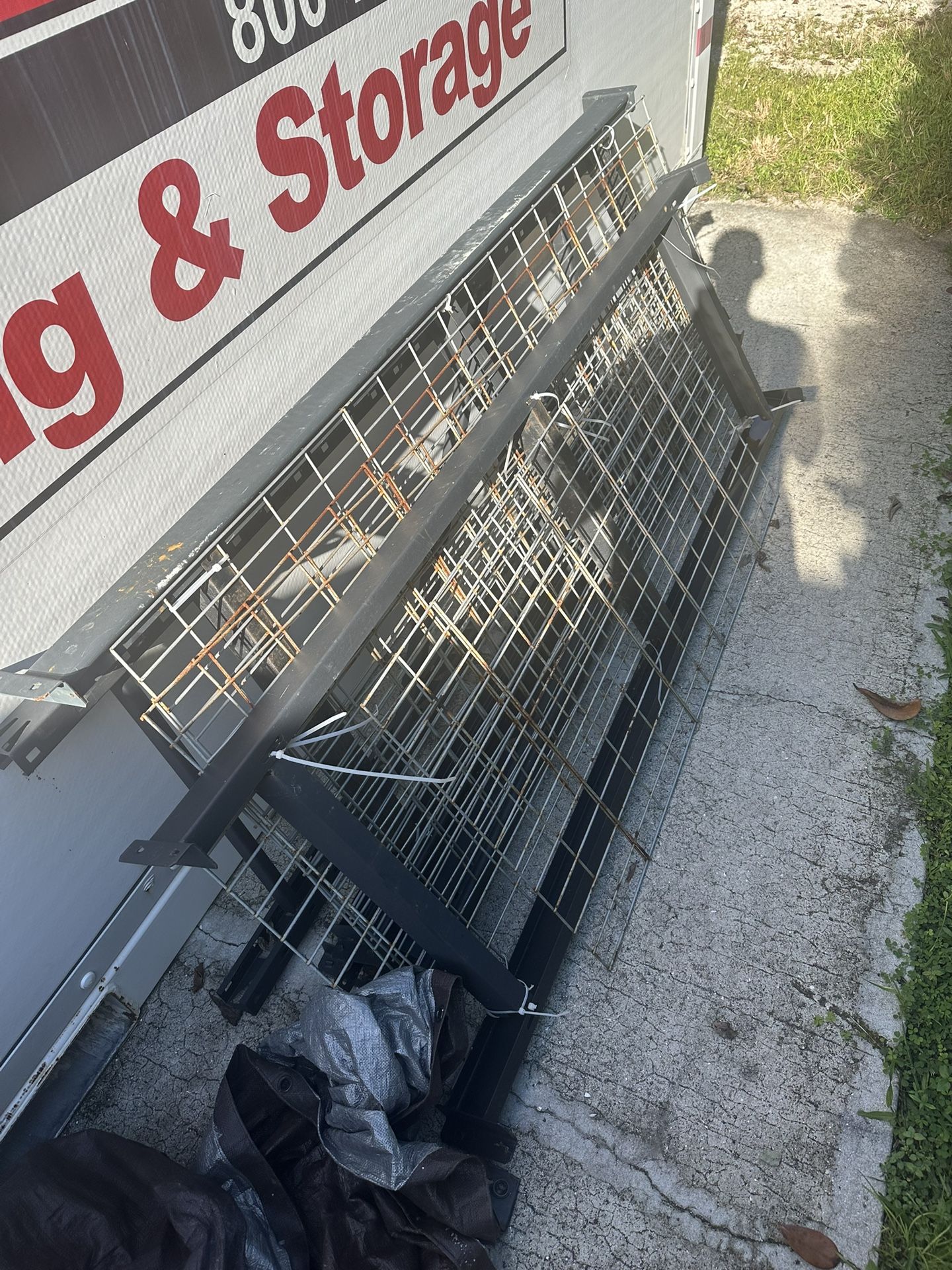 2 Metal Racks. 3 Rows Each