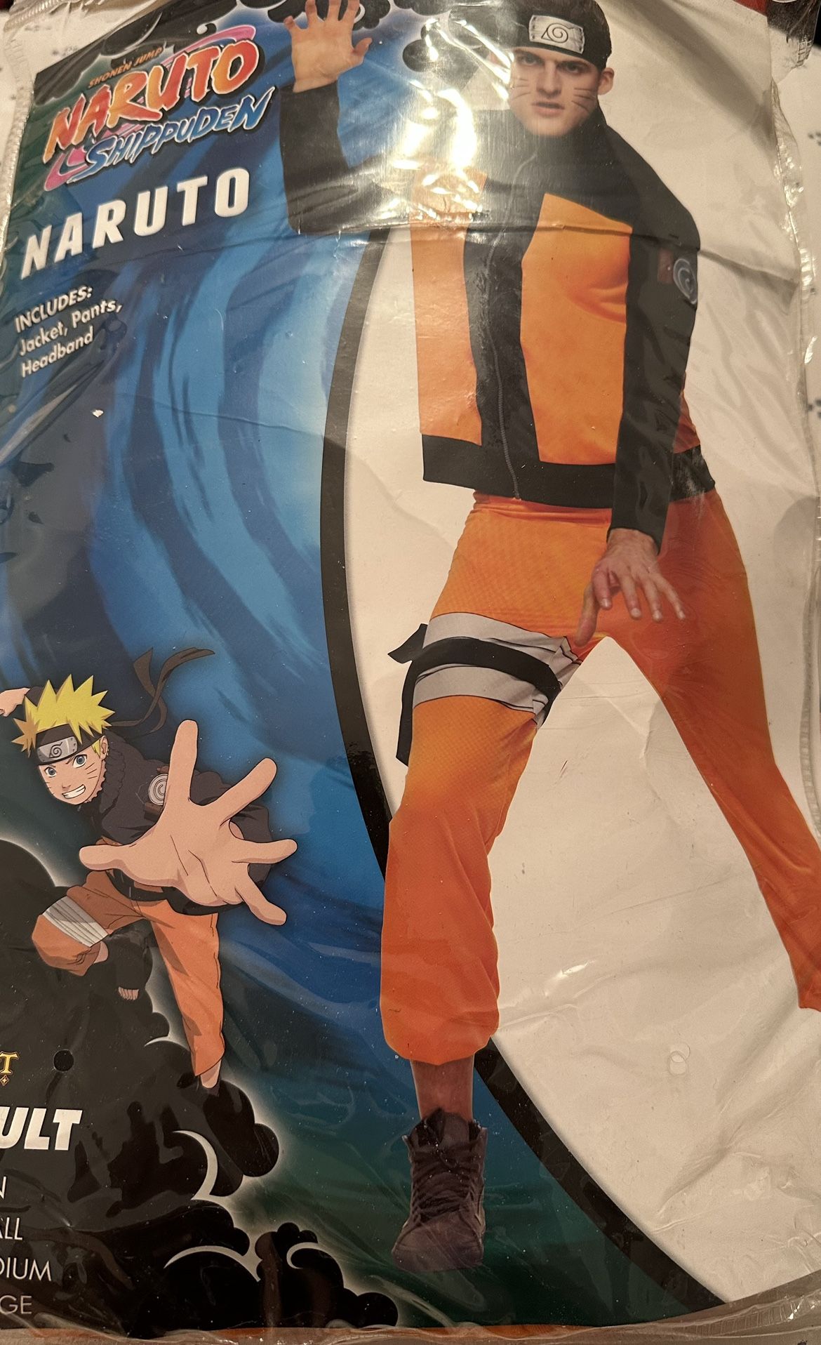 Naruto Costume Size Teen