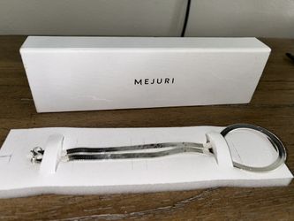 16” Mejuri Sterling Silver Herringbone Necklace 