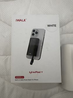 iWALK LinkPod Y 9000mAh Power Bank w/ Built-in Lightning Cable – iPhone (New)