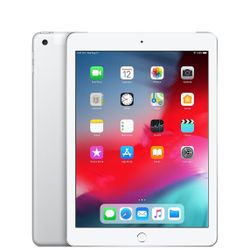 Apple iPad (6th Generation, 9.7-inch, 2018), 32GB, Wi-Fi + Cellular, Silver