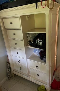 White dresser
