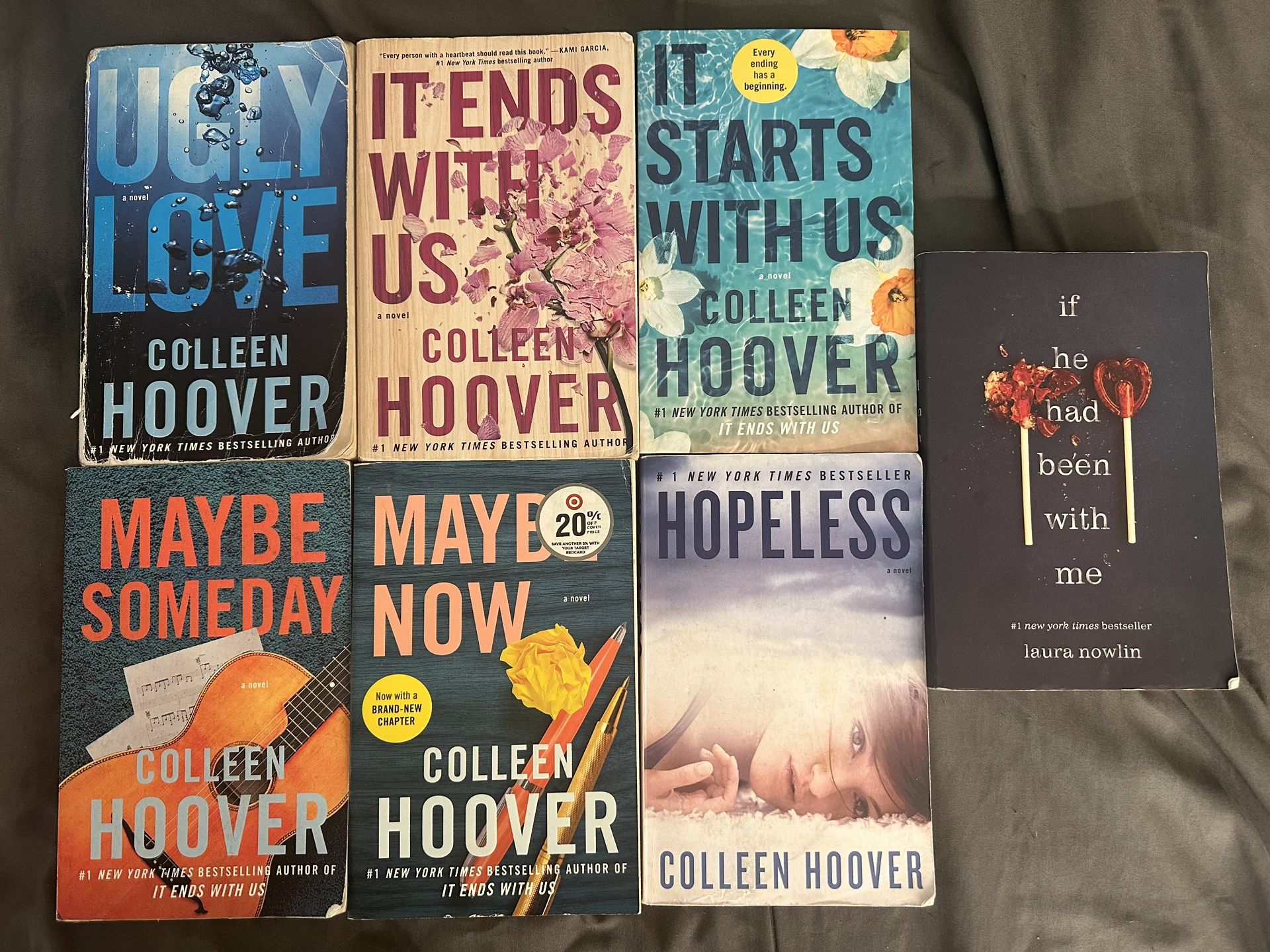 Colleen Hoover book collection