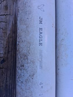 4" 3m eagle sewer pvc pipe.