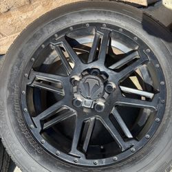 20” T Force Rims And Tires
