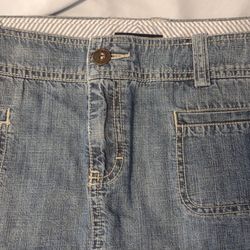Jean Skirt Like New Size 14 By Tommy Hilfiger 