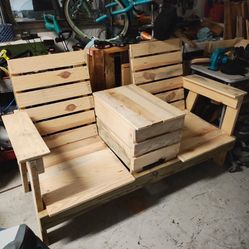 Wooden Bench - Handmade 