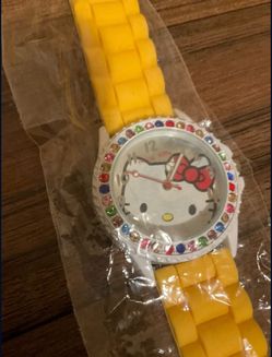 hello kitty watch bundle brown & yellow
