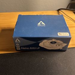 ARCTIC Alpine AM4 LP- Low Profile CPU Cooler for AMD Socket AM4, Silent Fan