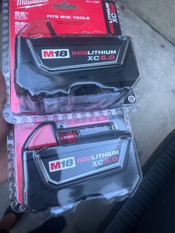 Milwaukee M18 RedLithium XC5.0 Battery 2-Pack