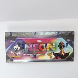 2026 Topps Disney Neon Sealed Hobby Box Brand New Unopened
