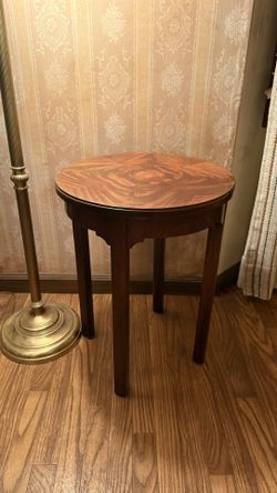 Vintage Wood Stool / Side Table