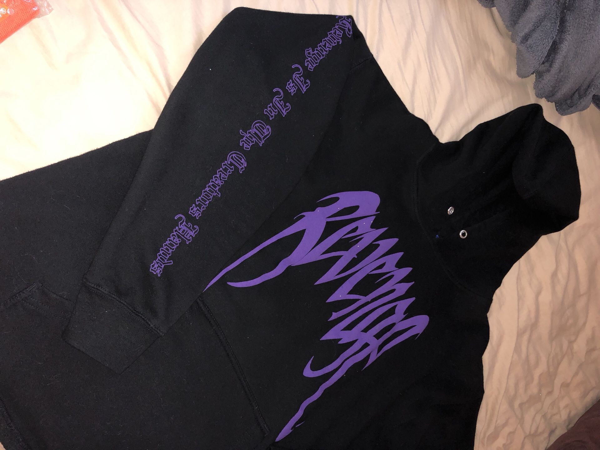 Purple cheap revenge hoodie