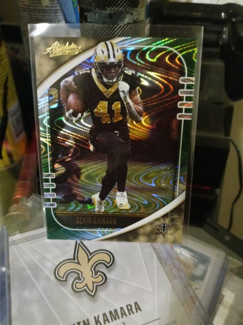 Alvin Kamara Absolute Green Wave Parallel 