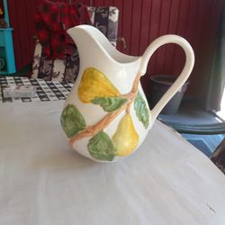 Hand Painted Pitcher 
