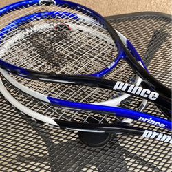 3 Prince Tennis Rackets