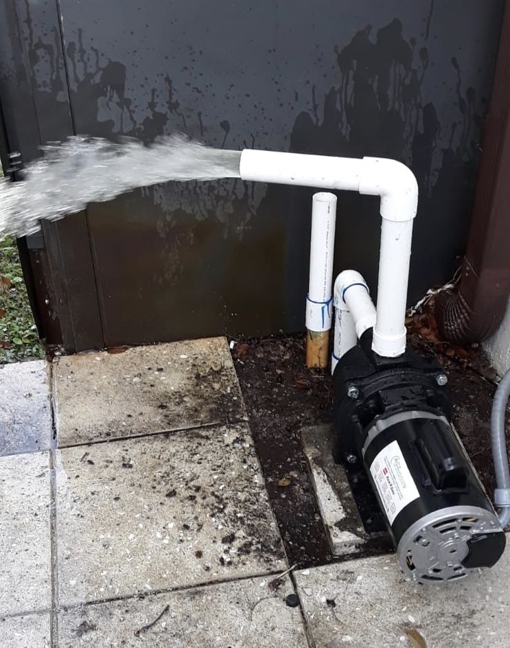 Water pump, sprinkle maintenance, water well