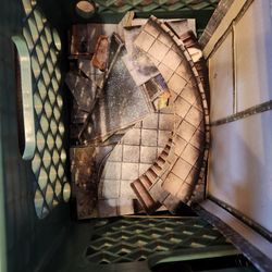 Dungeons and Dragons map pieces and rage of demons boardlet 