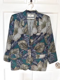 Vintage Classic Milan D'Or Sport 100% Silk Blazer Size M/L