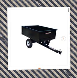 NEW IN BOX NEW IN BOX Shop Powercare 10 cu. ft. Lawn Mower Dump Cart with Wheels