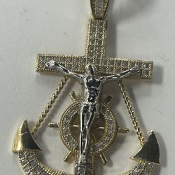 Anchor 14K Gold Charm